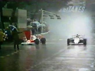 Финиш Гран-при Монако 1984